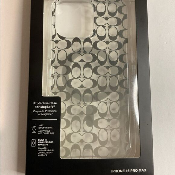 Coach Signature C Ombre MagSafe IPhone 16 Pro Max Case- Deep Forest - Picture 5 of 7